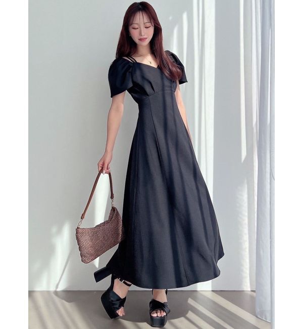 RESEXXY「ダブルストラップフレアワンピース」|ワンピース|