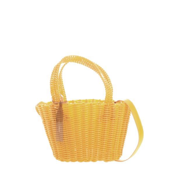 dazzlin「【ル・ベルニ】CHAISE MINI BASKET」|かごバッグ|イエロー