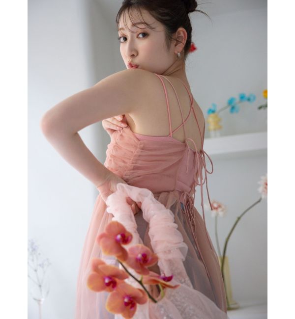 dazzlin「【WEB限定】チュールキャミトップス」|キャミソール|