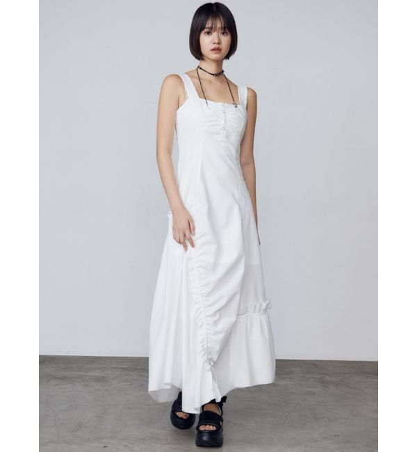 EMODA「アシンメトリードローマキシワンピース」|ワンピース|