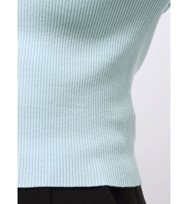 MERCURYDUO「編み変化ラッフルコンパクト」|ニット・セーター|