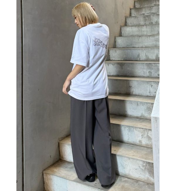 MURUA「フェイクレザーベルトハイウエストパンツ」|その他|