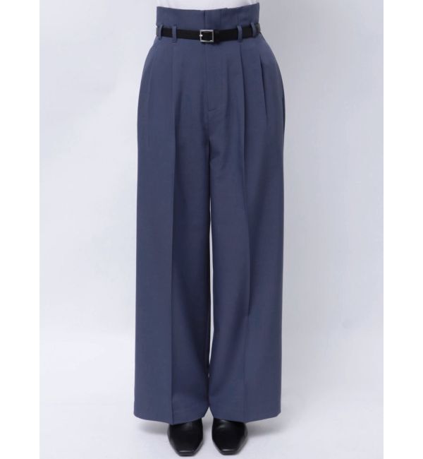 MURUA「フェイクレザーベルトハイウエストパンツ」|その他|