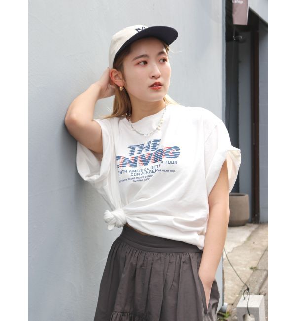 Ungrid「ツアーロゴルーズTee」|Tシャツ・カットソー|