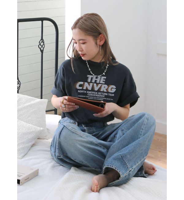 Ungrid「ツアーロゴルーズTee」|Tシャツ・カットソー|