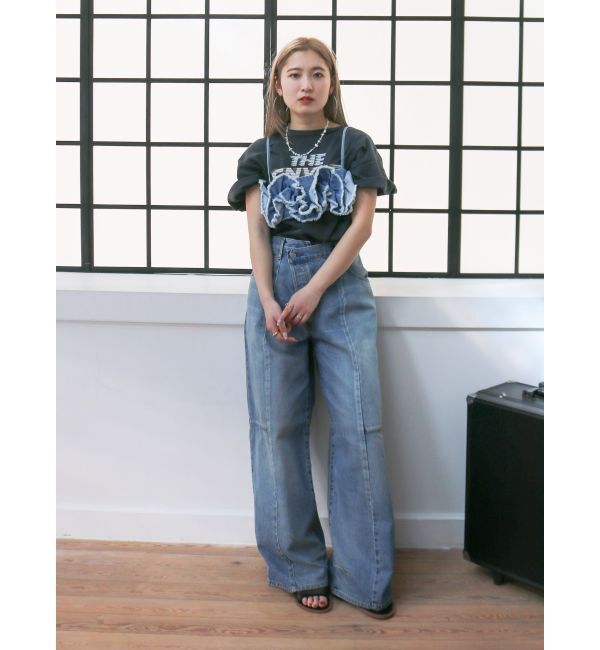 Ungrid「ツアーロゴルーズTee」|Tシャツ・カットソー|