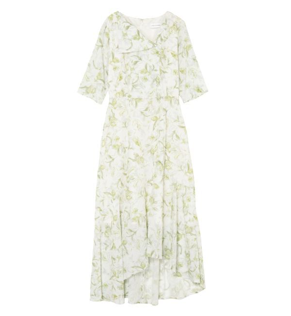 LAGUNAMOON「楊柳フラワーイレヘムワンピース」|ワンピース|ライトグリーン