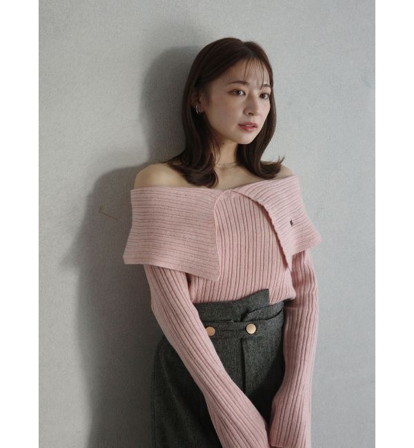 LAGUNAMOON「ウールブレンドツイードワイドパンツ」|その他|