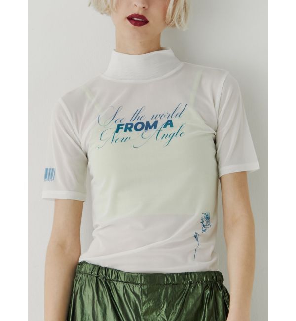 jouetie「ハーフスリーブタトゥーシアートップス」|Tシャツ・カットソー|