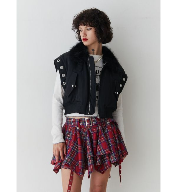 jouetie「マルチスリーブクロップドMA-1」|ブルゾン・スタジャン|