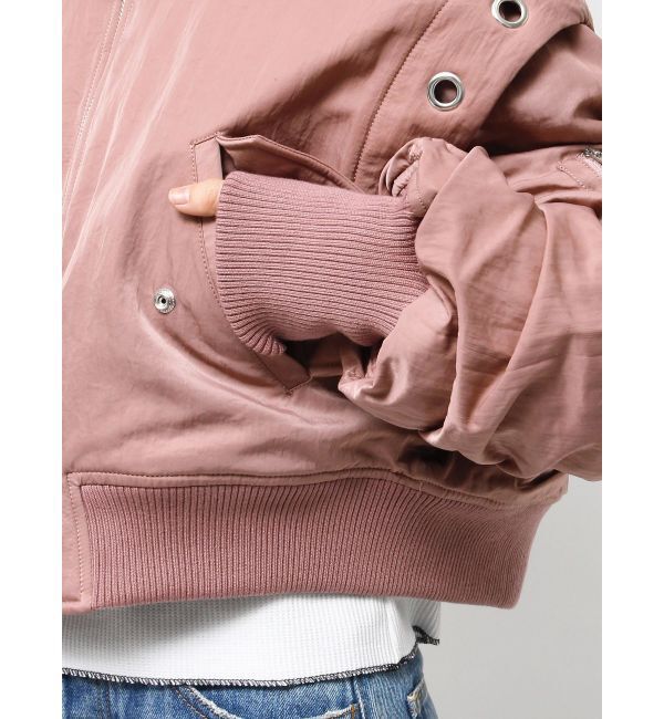 jouetie「マルチスリーブクロップドMA-1」|ブルゾン・スタジャン|