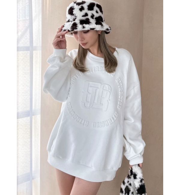 GYDA「GYGYロゴBIGエンボスプルオーバー」|Tシャツ・カットソー|