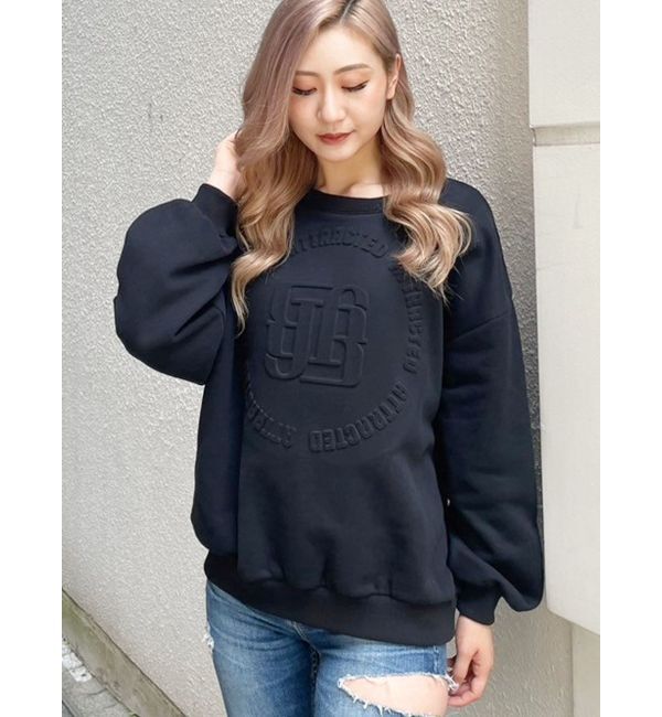 GYDA「GYGYロゴBIGエンボスプルオーバー」|Tシャツ・カットソー|