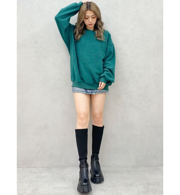 GYDA「GYGYロゴBIGエンボスプルオーバー」|Tシャツ・カットソー|