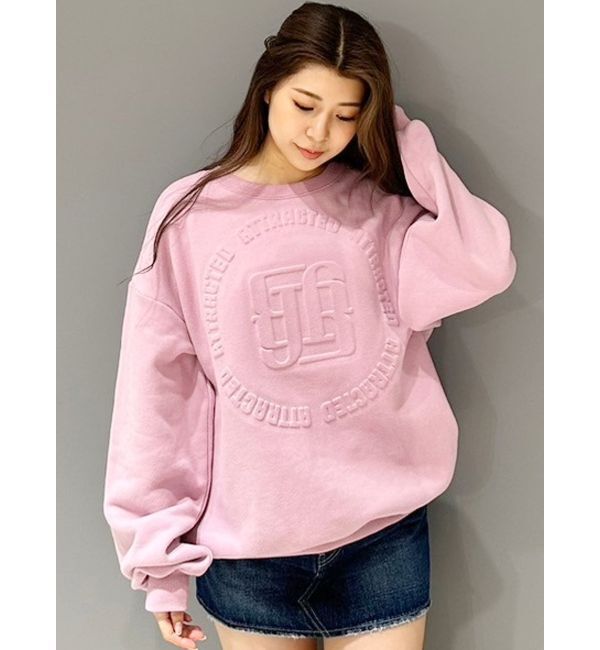 GYDA「GYGYロゴBIGエンボスプルオーバー」|Tシャツ・カットソー|