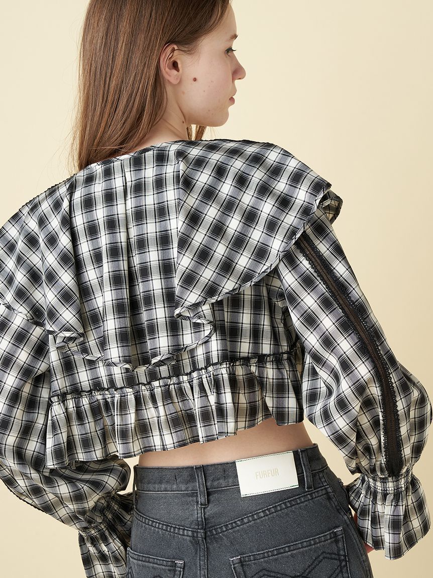 FURFUR「フリルボレロブラウス」|シャツ・ブラウス|