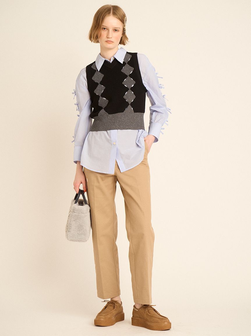 FURFUR「UNIVERSAL OVERALLテーパードパンツ」|チノ|