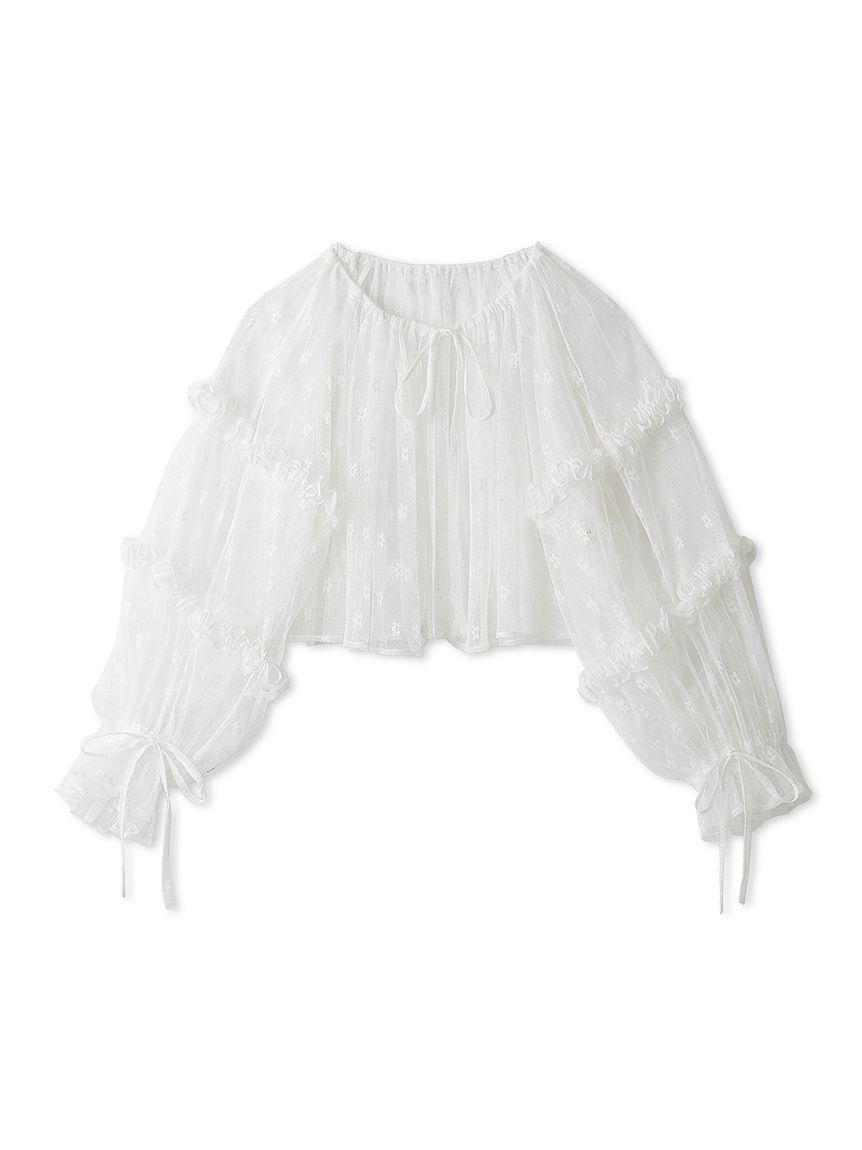 FURFUR「チュールフリルボレロ」|カーディガン|