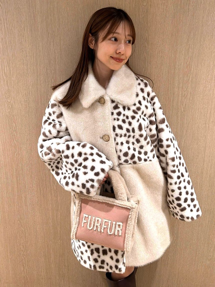 FURFUR「【WEB・一部店舗限定カラー】ムートンロゴトートバッグ」|トートバッグ|