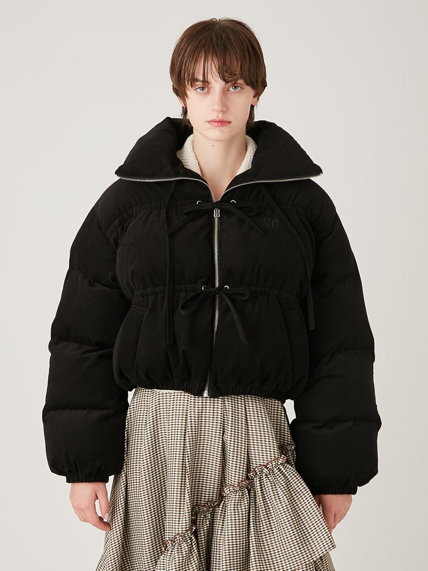 FURFUR「コーデュロイリボンショートパディングジャケット」|ダウン|