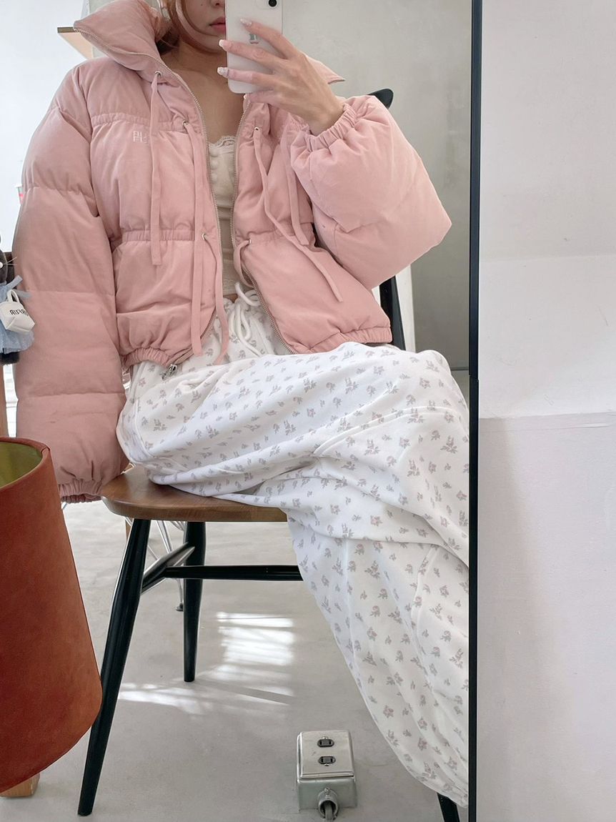 FURFUR「コーデュロイリボンショートパディングジャケット」|ダウン|