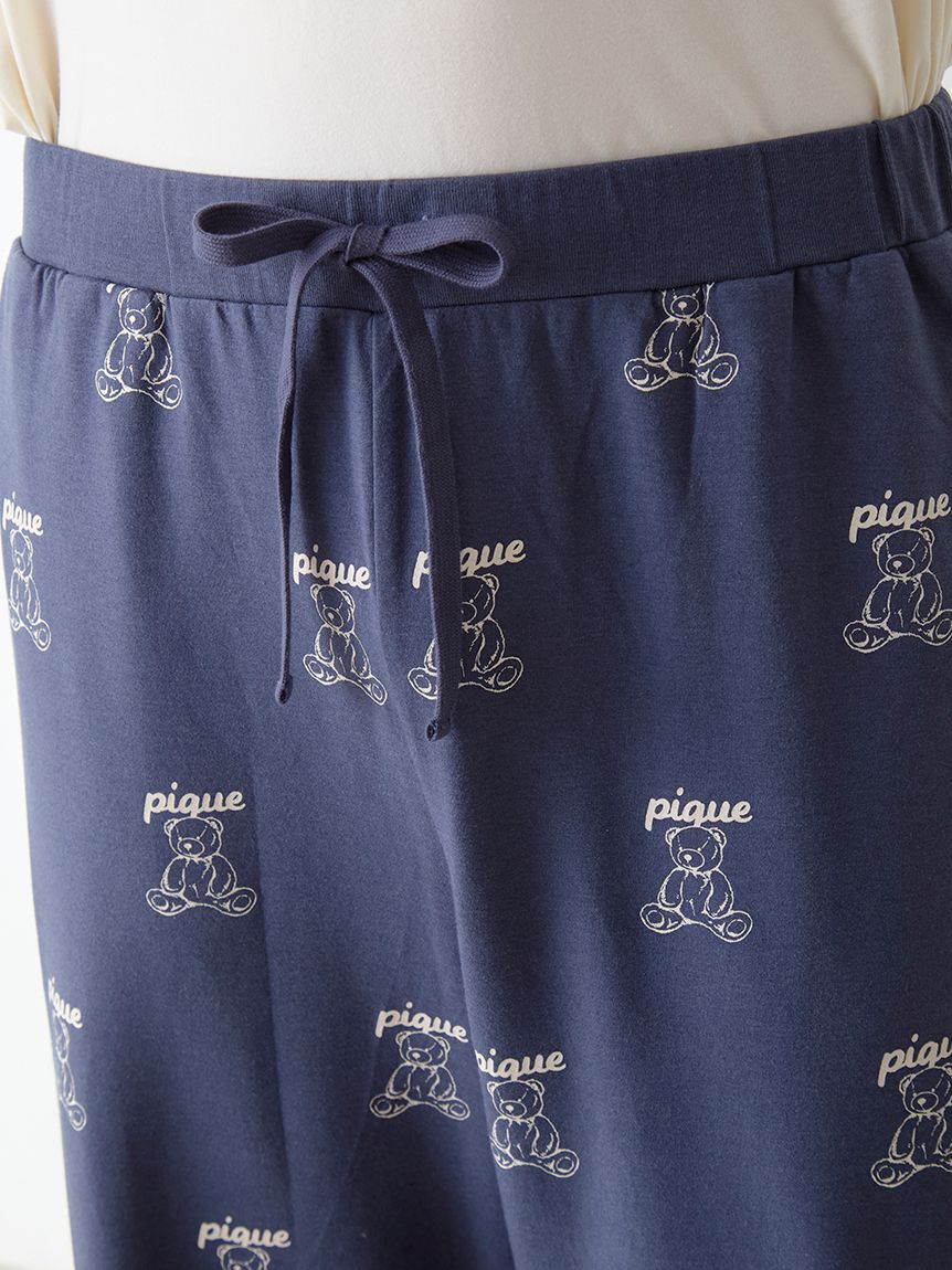 gelato pique「【UNISEX】総柄ロングパンツ」|ルームウェア|