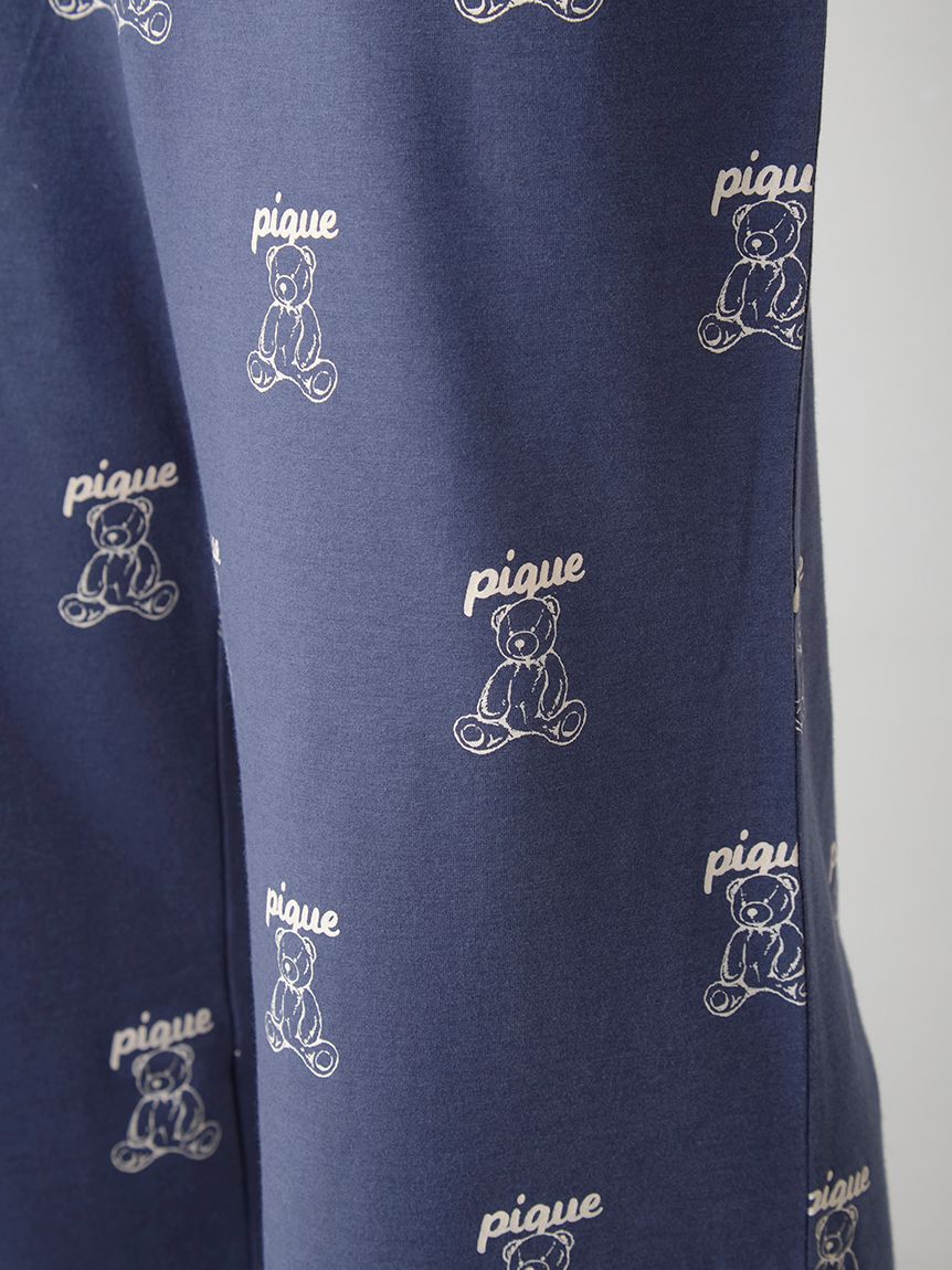 gelato pique「【UNISEX】総柄ロングパンツ」|ルームウェア|