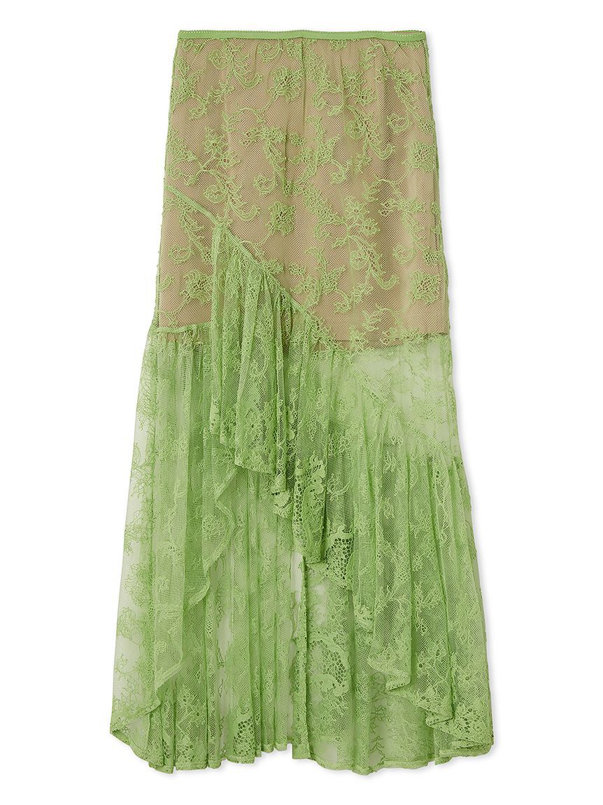 LILY BROWN「レイヤードレーススカート」|スカート|