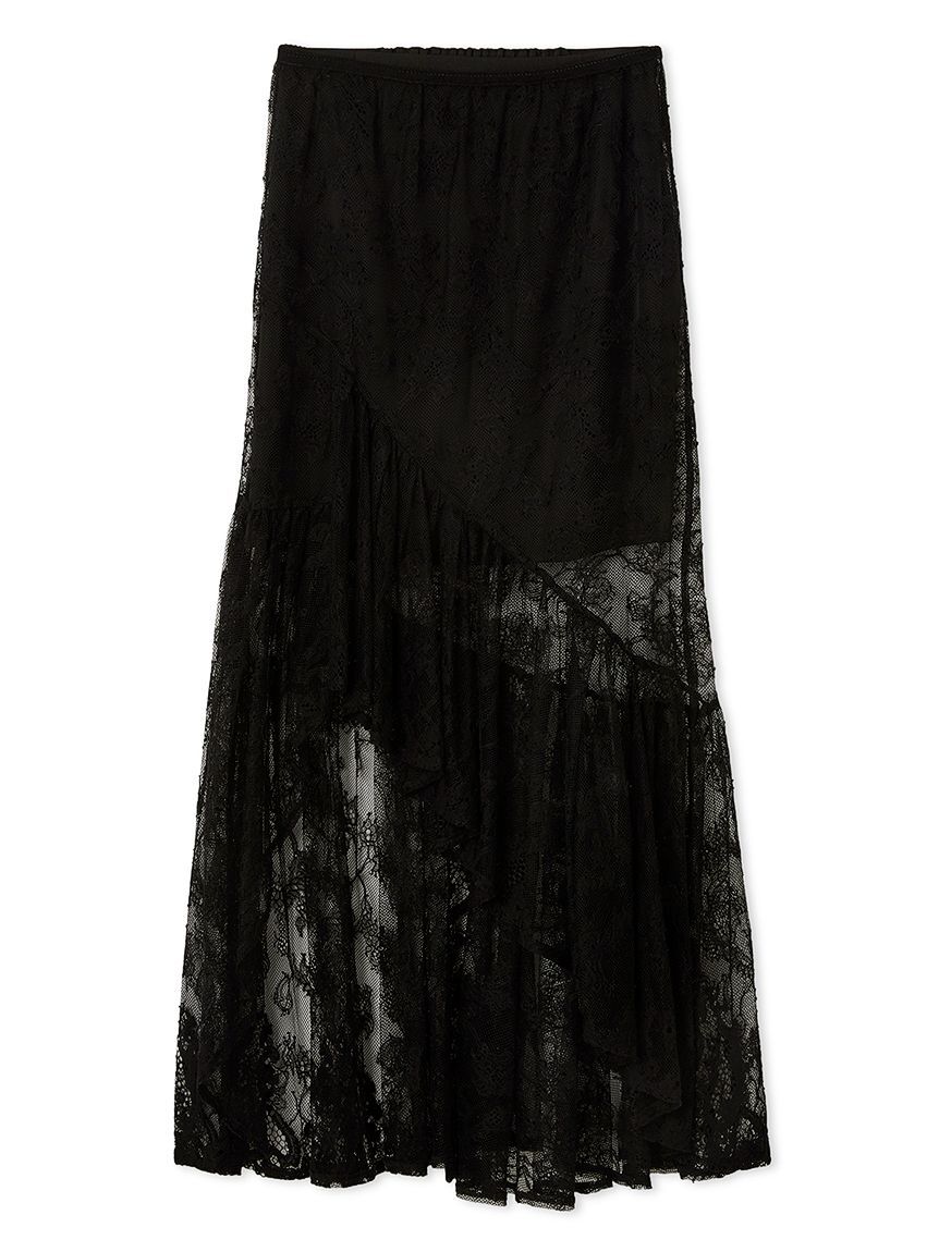 LILY BROWN「レイヤードレーススカート」|スカート|