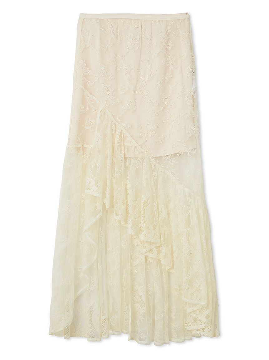 LILY BROWN「レイヤードレーススカート」|スカート|