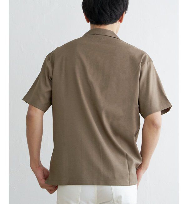 ikka「バイカラーオープンカラーシャツ」|シャツ・ブラウス|