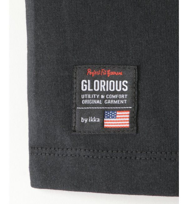 ikka kids「6分袖異素材ポケロゴTシャツ（120~160cm）」|Tシャツ・カットソー|