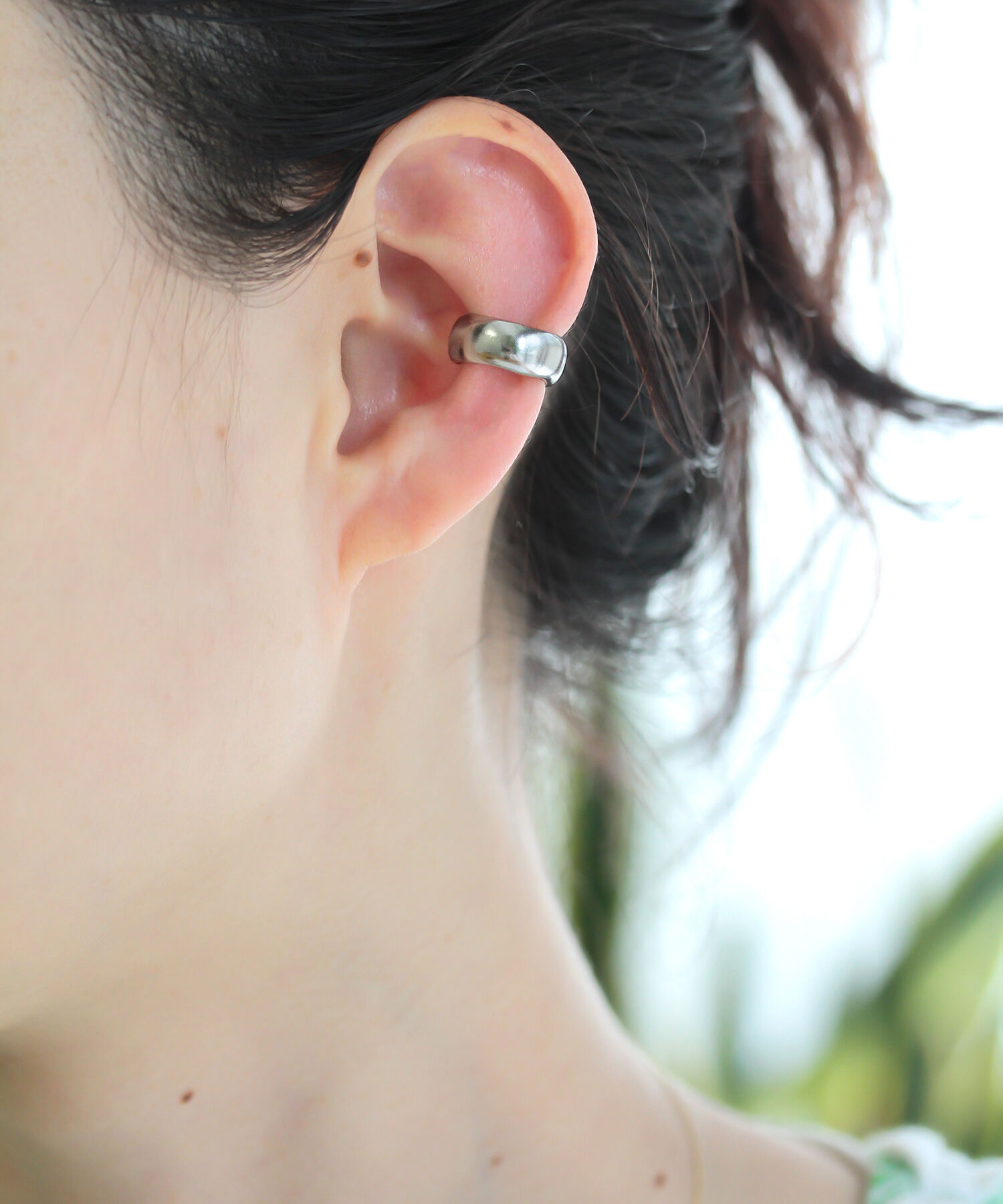  「silver925 プチニュアンス ボリューム イヤーカフ (ニッケルフリー)」|イヤーカフ|