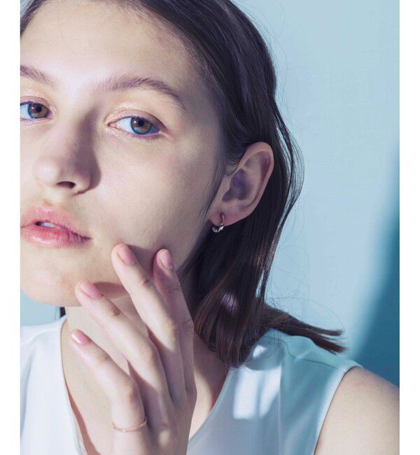 ete「パール ツイスト フープピアス」|ピアス|