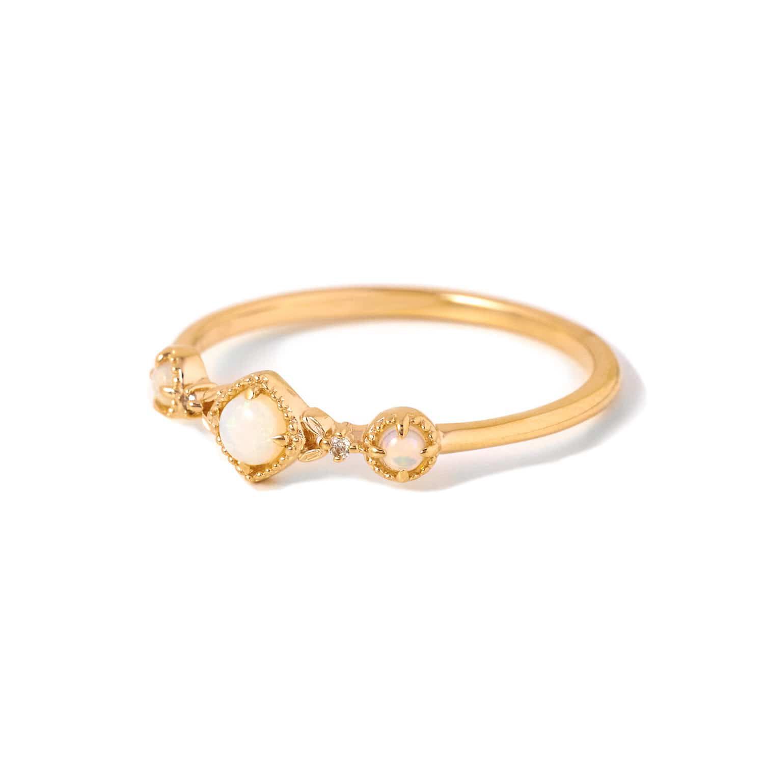 agete「K10リング」|リング|