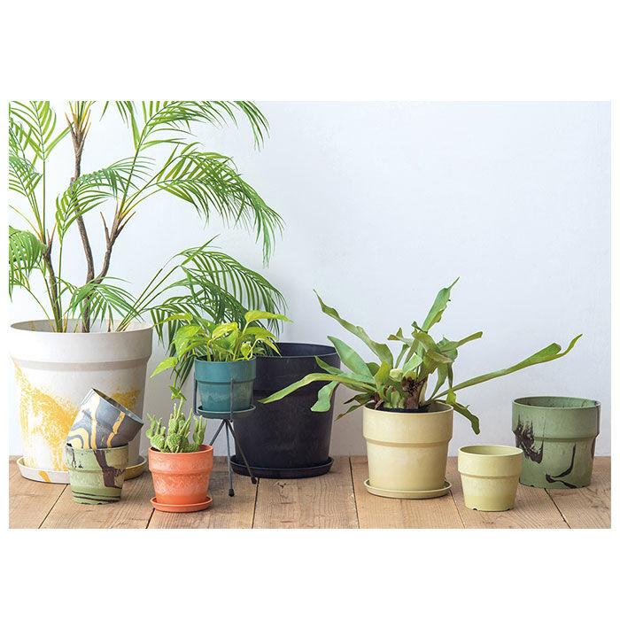 BACKYARD FAMILY「植木鉢 プラスチック おしゃれ 6号 通販 鉢カバー 6号鉢 プランター プランターカバー 植木」|その他|