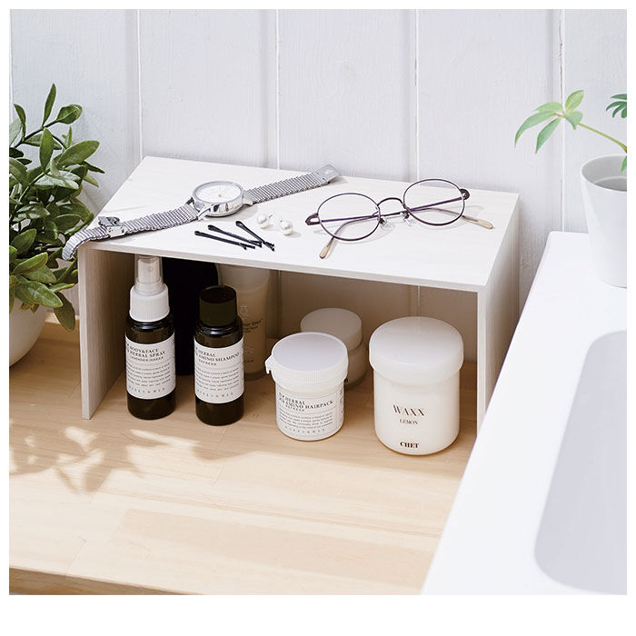 like-it「like-it ライクイット プラスラック 通販 スリム 調味料ラック 収納棚 木製 コの字」|その他|