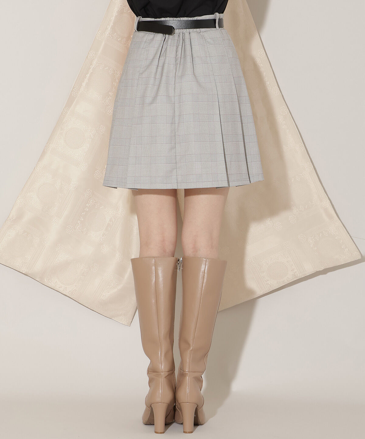 WILLSELECTION「ベルト付きプリーツミニスカート」|スカート|