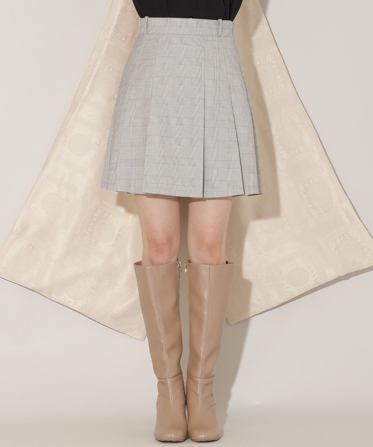 WILLSELECTION「ベルト付きプリーツミニスカート」|スカート|