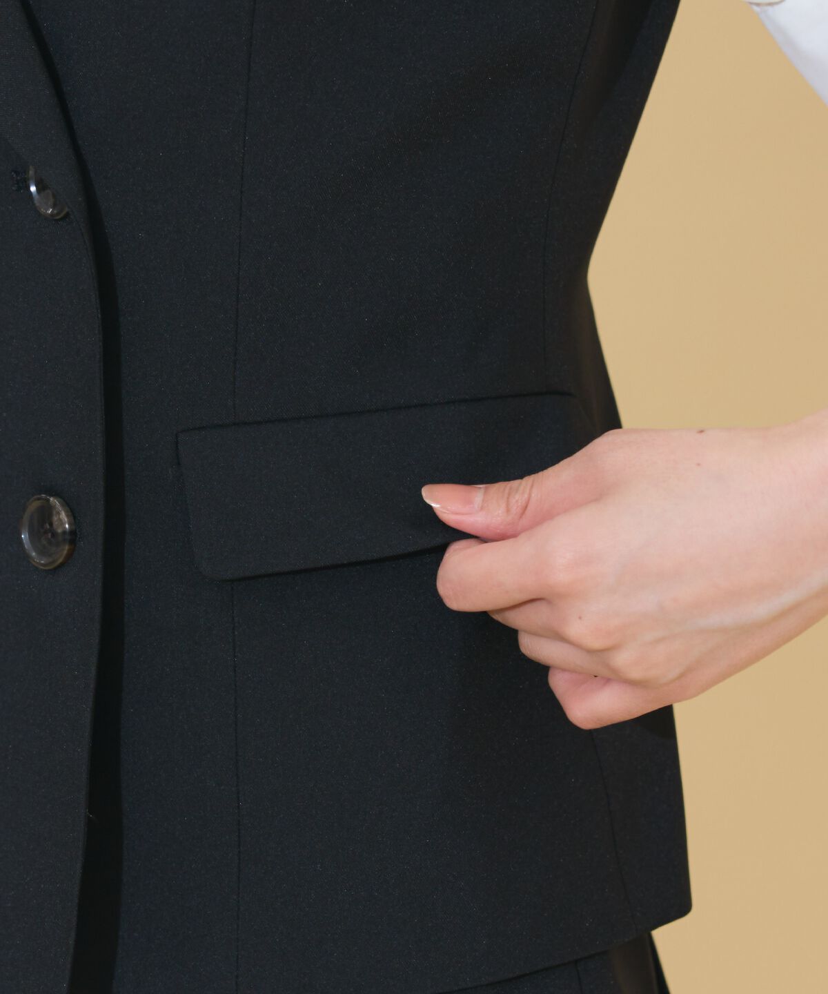 WILLSELECTION「ダブルボタンショートジレ」|その他|