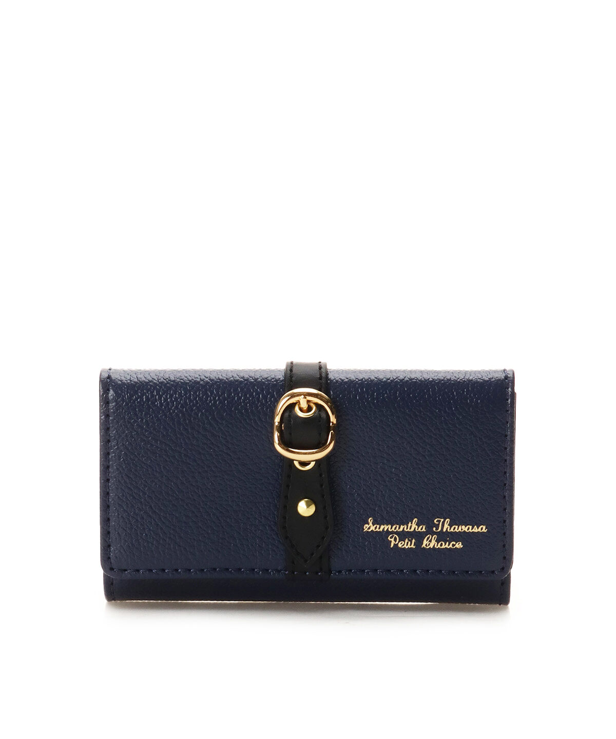 Samantha Thavasa Petit Choice「フロントベルト キーケース」|キーケース|ネイビー