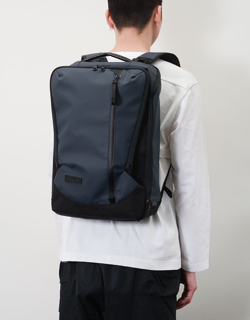 master-piece「slick バックパックL」|リュック|ネイビー