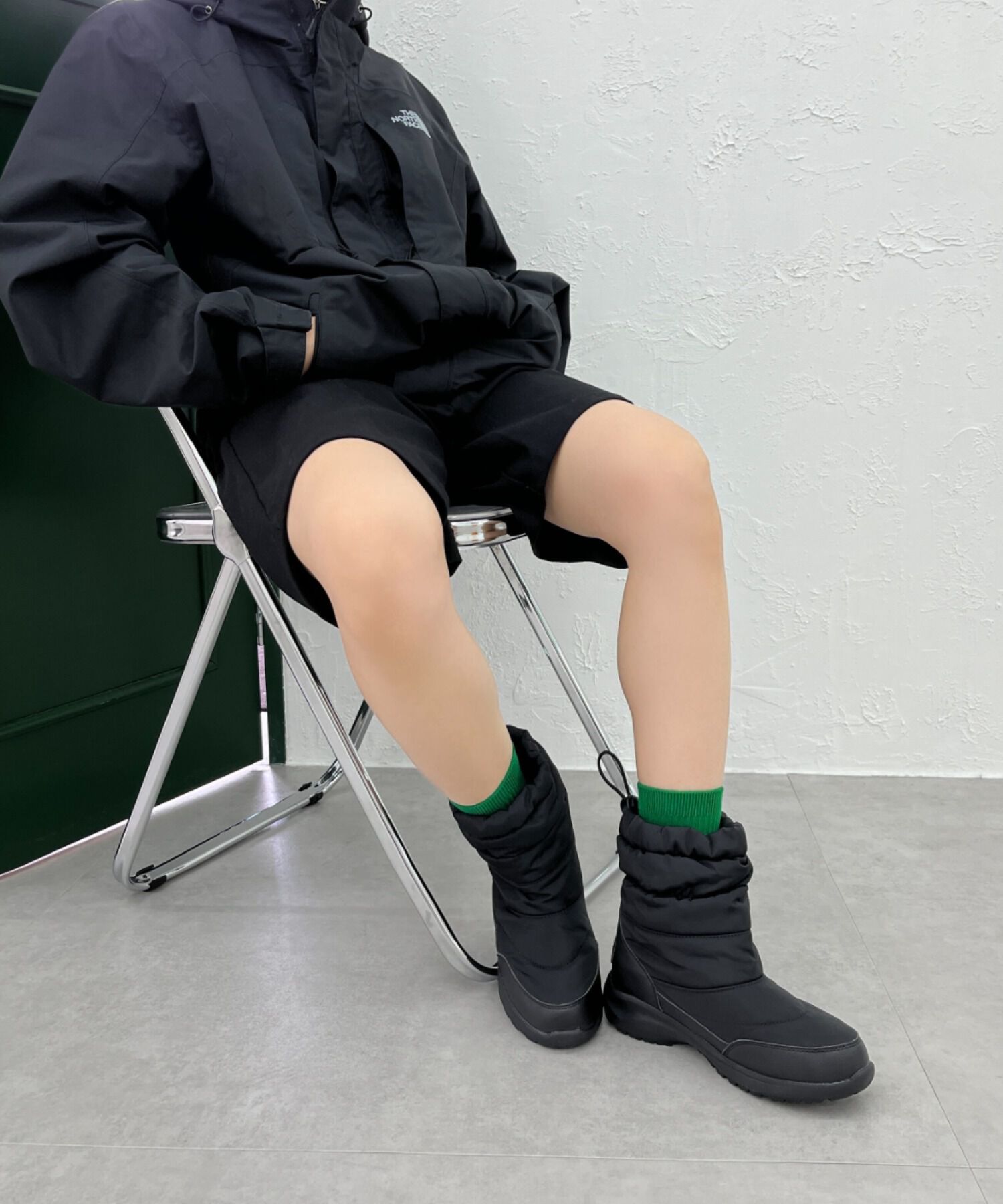 ORiental TRaffic「【 完全 防水 】 キルティング スノーブーツ /OT3401 撥水 雪 レイン」|ショートブーツ|