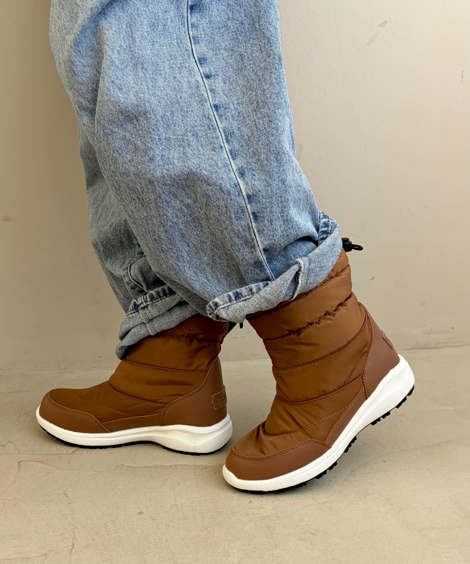 ORiental TRaffic「【 完全 防水 】 キルティング スノーブーツ /OT3401 撥水 雪 レイン」|ショートブーツ|