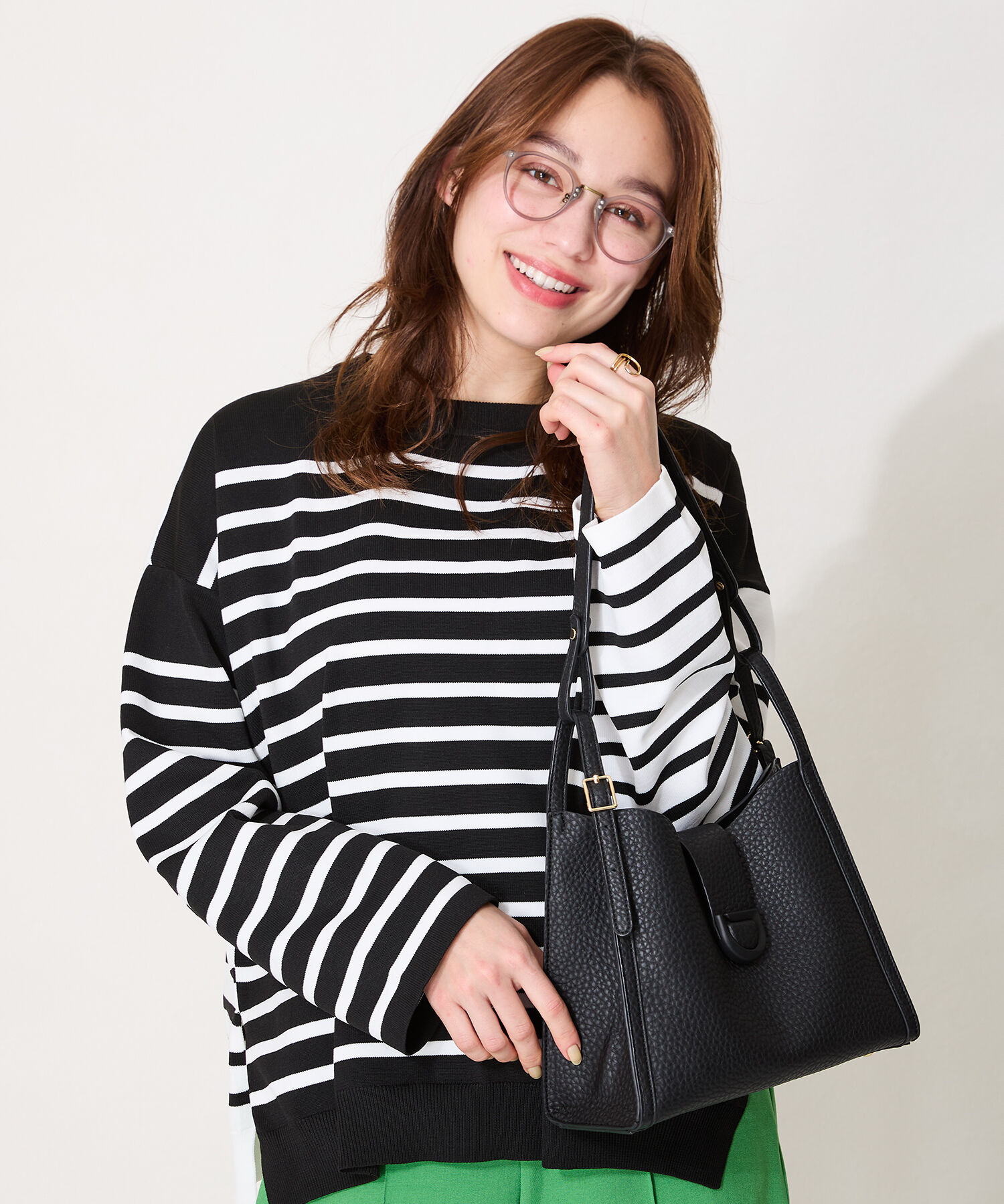 ORiental TRaffic「【BAG】センターベルトハンドバッグ/BA-235」|ハンドバッグ|