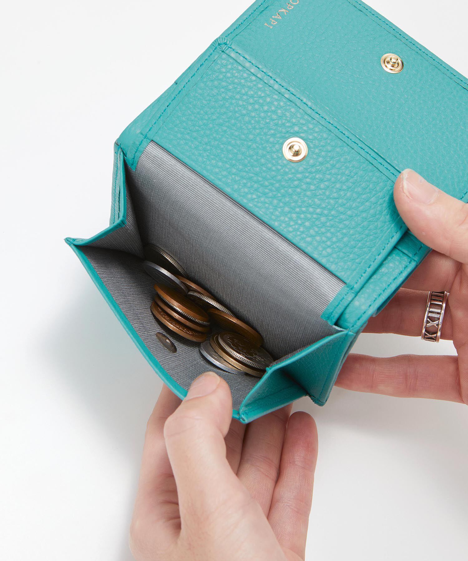 TOPKAPI 「【TOPKAPI】 イタリアンシュリンクレザー 二つ折り 財布 fortuna フォルトゥナ」|財布|