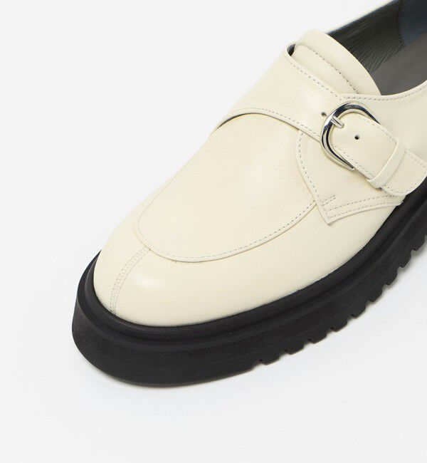 ODETTE E ODILE「モンクストラップボリュームソールフラット55&uarr;」|ローファー|