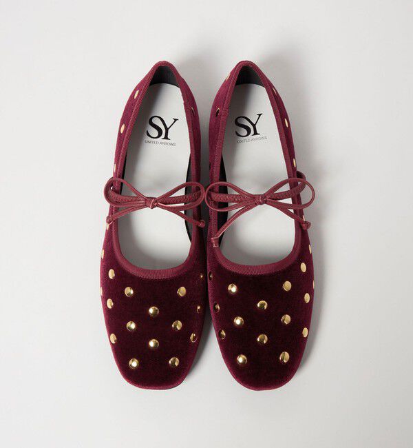 ODETTE E ODILE「＜SY＞マルチドットバレエ VE フラット10&uarr;」|バレエシューズ|WINE