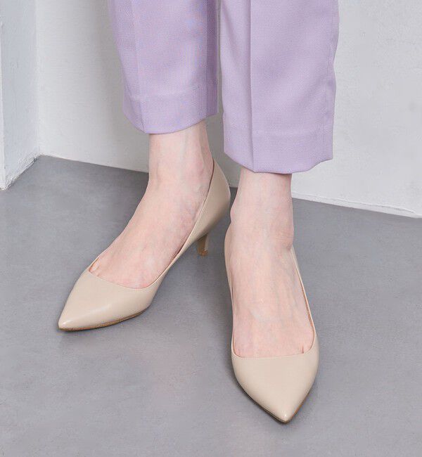UNITED ARROWS「ポインテッド ソフト パンプス」|パンプス|BEIGE