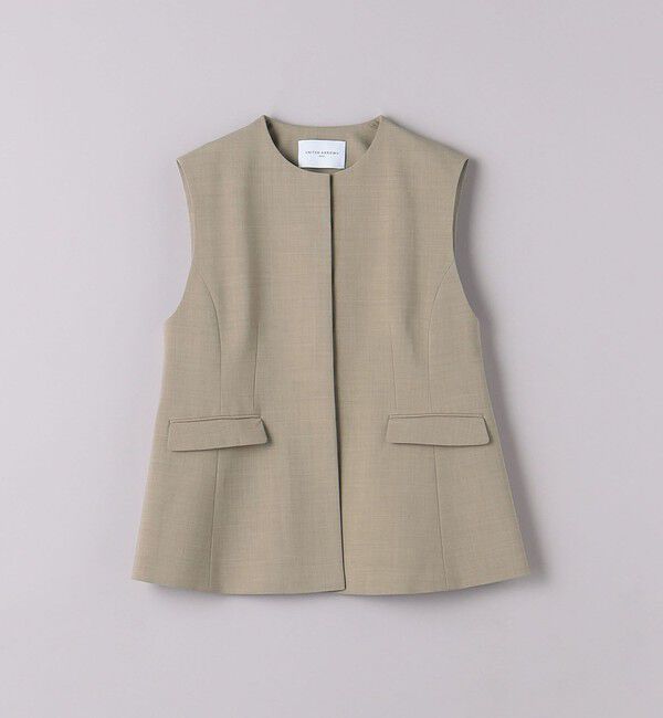 UNITED ARROWS「ノーカラー ベスト」|ベスト・ジレ|